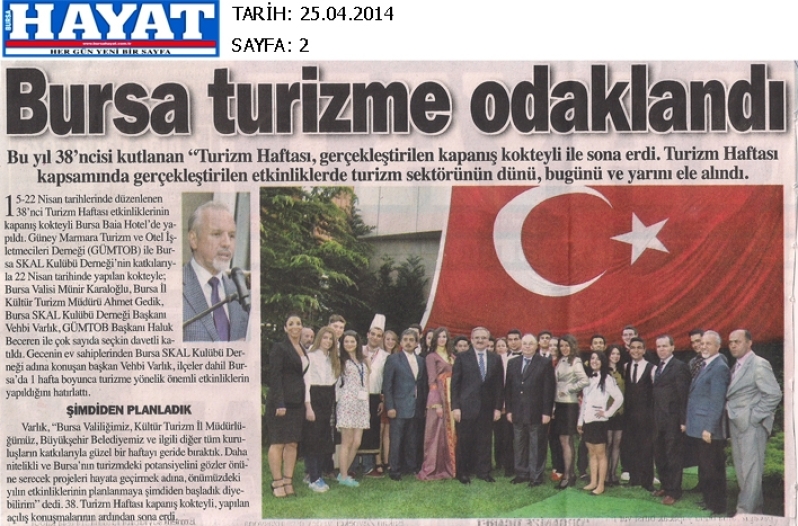 Bursa Turizme Odaklandı